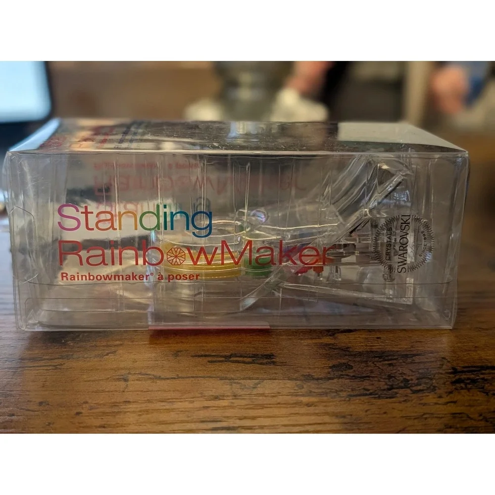 Kikkerland Standing STEM RainbowMaker Crystals from Swarovski Solar NIB Light